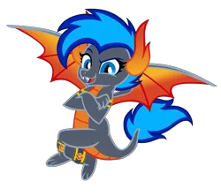 Size: 1944x1728 | Tagged: safe, artist:motownwarrior01, derpibooru import, oc, oc:azure, unofficial characters only, dragon, base used, claws, clone, crossed arms, crossed legs, cute, dragoness, fangs, female, floating, flying, horns, image, jewelry, non-pony oc, png, simple background, smiling, solo, spread wings, tail, transparent background, wings