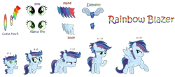 Size: 4128x1816 | Tagged: safe, artist:galaxystar2012, derpibooru import, pegasus, pony, age progression, baby, baby pony, base used, female, filly, foal, image, mare, offspring, older, parent:rainbow dash, parent:soarin', parents:soarindash, png, simple background, solo, teenager, transparent background