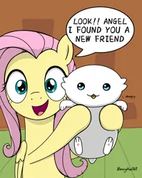 Size: 1700x2133 | Tagged: safe, artist:bennyhuo, derpibooru import, fluttershy, alien, pegasus, pony, angel, derpibooru exclusive, image, jpeg, moopsy, star trek, this will end in death