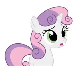 Size: 430x384 | Tagged: safe, artist:faelaarts, derpibooru import, sweetie belle, pony, unicorn, fanfic:a little loopy, fanfic art, female, filly, foal, image, png, simple background, solo, transparent background, vector