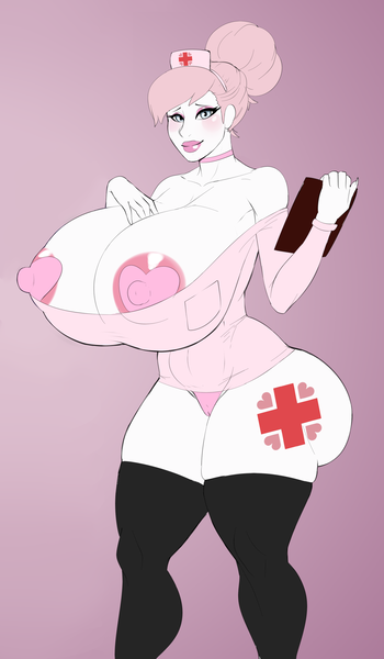 Size: 1856x3183 | Tagged: questionable, artist:plankboy, derpibooru import, nurse redheart, human, equestria girls, areola, areola slip, big areola, big breasts, bimbo, bimbo redheart, blushing, breasts, busty nurse redheart, cameltoe, choker, erect nipples, female, heart pasties, huge breasts, image, impossibly large breasts, looking at you, nipple outline, nurse, pasties, png, solo, solo female