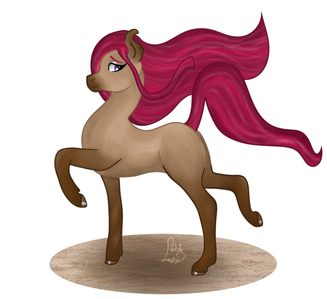 Size: 2896x2648 | Tagged: safe, artist:loopina, derpibooru import, oc, oc:strawberry sand, unofficial characters only, pony, saddle arabian, female, image, mare, png, poctober, posing for photo, simple background, solo, transparent background