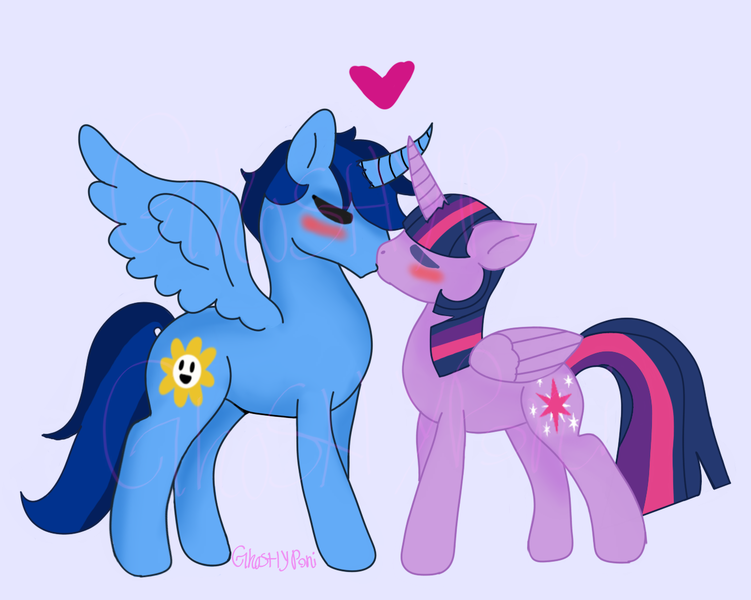 Size: 1312x1048 | Tagged: safe, derpibooru import, twilight sparkle, twilight sparkle (alicorn), oc, oc:blue thunder, alicorn, image, png, thundersparkle