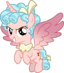 Size: 693x790 | Tagged: safe, artist:andoanimalia, derpibooru import, cozy glow, alicorn, the ending of the end, alicornified, background removed, cozycorn, evil grin, grin, image, large wings, png, race swap, simple background, smiling, transparent background, wings