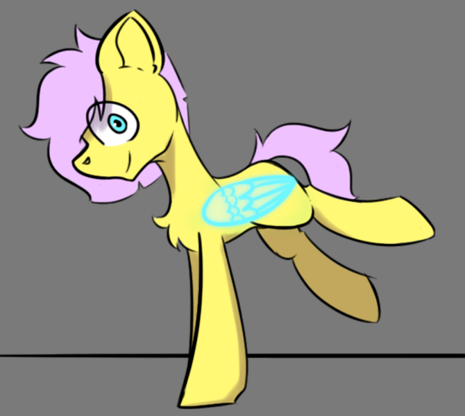 Size: 965x864 | Tagged: safe, artist:cotarsis, derpibooru import, fluttershy, pegasus, pony, chest fluff, gray background, image, looking at you, png, simple background, sketch, solo