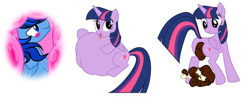 Size: 4700x1874 | Tagged: grotesque, questionable, derpibooru import, twilight sparkle, twilight sparkle (alicorn), oc, oc:blue thunder, alicorn, fetish, image, jpeg, poop, scat, thundersparkle, vore