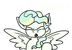 Size: 10032x6976 | Tagged: safe, artist:graymist, derpibooru import, vapor trail, pegasus, pony, absurd resolution, colored, cute, eyes closed, female, image, looking at you, mare, messy, mucus, nostril flare, nostrils, open mouth, png, simple background, sneezing, snot, spit, spittle, spray, spread wings, tongue out, transparent background, wings