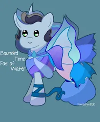Size: 5500x6715 | Tagged: safe, alternate version, artist:kosmiktym, derpibooru import, oc, oc:bounded-time, unofficial characters only, fairy, pony, fairy wings, image, png, pointy ponies, simple background, solo, transparent background, wings