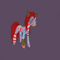 Size: 2000x2000 | Tagged: grimdark, derpibooru import, oc, oc:candymare, monster pony, pony, candy, creepypasta, female, food, image, mare, monster, nightmare night, png, sketch, solo, solo female, something sweet to bite, wip