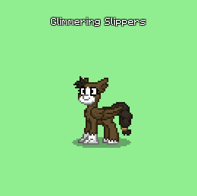 Size: 389x386 | Tagged: safe, derpibooru import, oc, oc:glimmering slippers, unofficial characters only, classical hippogriff, hippogriff, pony, pony town, green background, image, parent:gilda, parent:trouble shoes, parents:gildashoes, png, simple background, solo