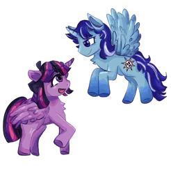 Size: 2056x2092 | Tagged: safe, derpibooru import, twilight sparkle, twilight sparkle (alicorn), oc, oc:blue thunder, alicorn, image, png, thundersparkle