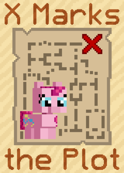 Size: 1120x1568 | Tagged: safe, artist:silk-rose, derpibooru import, pinkie pie, image, map, pixel art, png, sand, text, tiled background, upscaled