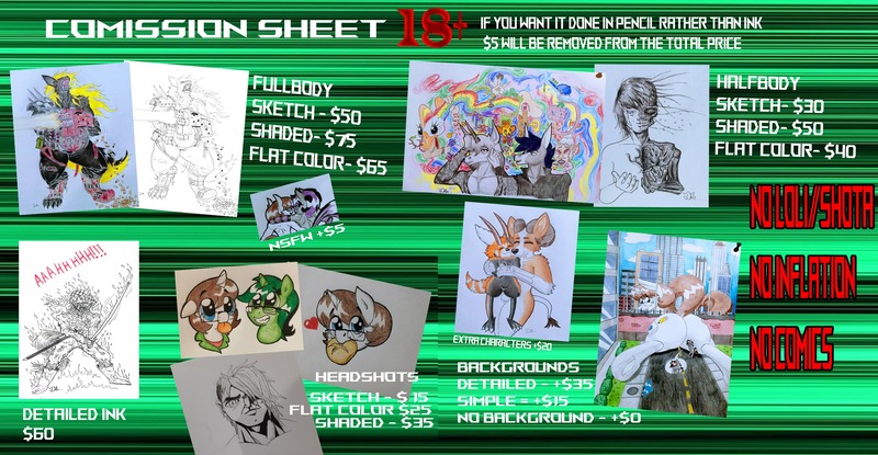 Size: 3174x1646 | Tagged: questionable, artist:paper view of butts, derpibooru import, oc, human, pony, advertisement, butt, commission, commission info, dialogue, fire, furry, furry oc, image, ink, ink drawing, jpeg, pony oc, price, price sheet, prices, sketch, sword, traditional art, weapon