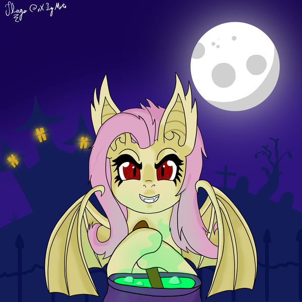 Size: 6000x6000 | Tagged: safe, artist:bigmike, derpibooru import, fluttershy, bat pony, bat ponified, flutterbat, image, png, race swap, smiling