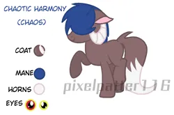 Size: 1154x762 | Tagged: safe, artist:oixie-patters116, derpibooru import, oc, oc:chaotic harmony, unofficial characters only, hybrid, pony, base used, image, interspecies offspring, male, offspring, parent:discord, parent:princess celestia, parents:dislestia, png, simple background, solo, stallion, white background