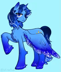 Size: 2107x2500 | Tagged: safe, derpibooru import, oc, oc:blue thunder, alicorn, image, png, solo