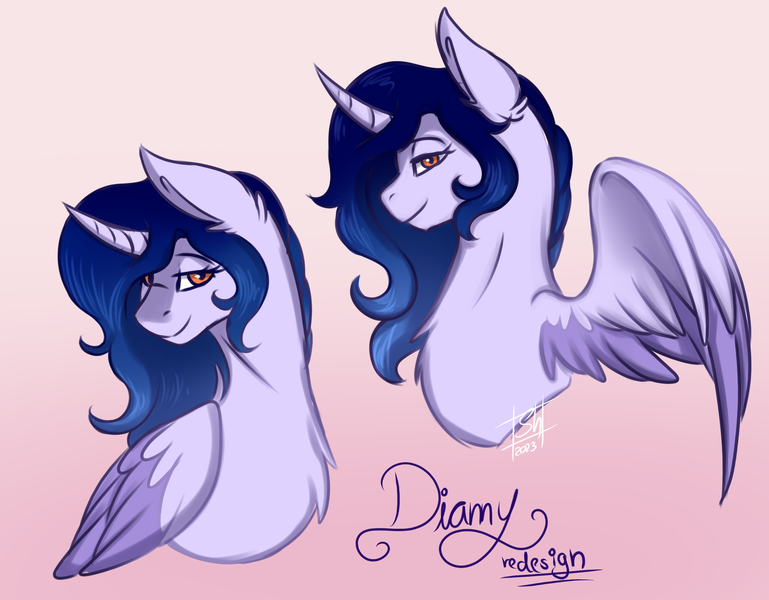 Size: 3420x2670 | Tagged: safe, artist:shamy-crist, derpibooru import, oc, oc:dianny, alicorn, pony, female, image, mare, png, solo