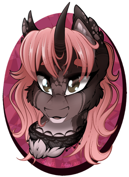 Size: 700x955 | Tagged: safe, artist:mychelle, derpibooru import, oc, oc:rose, pony, unicorn, bust, female, image, mare, png, portrait, solo