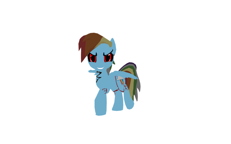 Size: 1920x1200 | Tagged: safe, artist:puzzlshield2, derpibooru import, 3d, creepypasta, image, mmd, png, rainbow.exe, render, wings