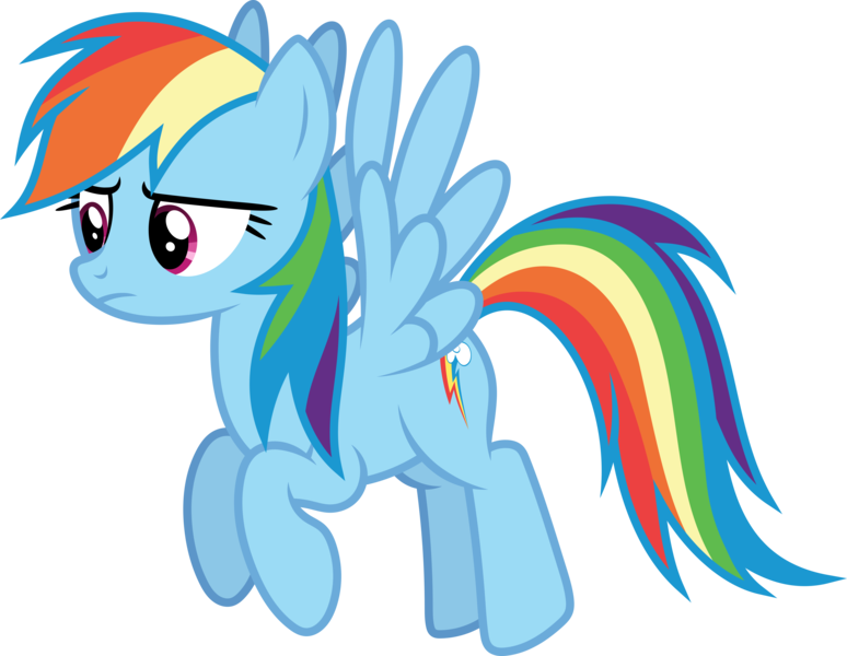 Size: 6808x5280 | Tagged: safe, artist:starryshineviolet, derpibooru import, rainbow dash, pegasus, pony, rarity investigates, absurd resolution, female, flying, frown, image, mare, png, simple background, solo, transparent background, vector