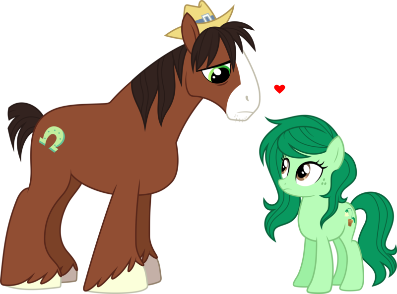 Size: 5534x4102 | Tagged: safe, artist:90sigma, artist:whalepornoz, derpibooru import, edit, vector edit, trouble shoes, wallflower blush, ponified, earth pony, pony, appleoosa's most wanted, absurd resolution, cute, cutie mark, equestria girls ponified, female, freckles, heart, image, male, mare, png, shipping, simple background, stallion, straight, transparent background, troubleblush, vector