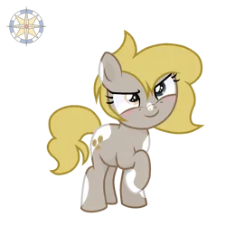 Size: 1500x1500 | Tagged: safe, artist:r4hucksake, derpibooru import, oc, oc:snickerdoodle, earth pony, pony, female, filly, foal, image, png, simple background, solo, transparent background