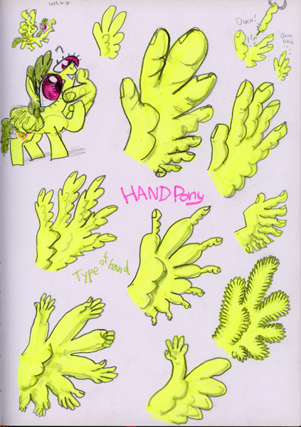 Size: 4000x5671 | Tagged: safe, artist:ja0822ck, derpibooru import, oc, oc:hand pony, unofficial characters only, pegasus, hand, image, jpeg, literal, pegasus oc, traditional art, wing hands, wings