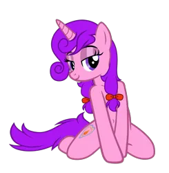Size: 3509x3576 | Tagged: safe, artist:equestria secret guard, derpibooru import, oc, oc:candlelight warmth, unofficial characters only, pony, unicorn, bedroom eyes, belly button, collarbone, female, horn, image, kneeling, looking at you, mare, png, sexy, shoulder, simple background, transparent background, unicorn oc