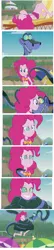 Size: 690x3175 | Tagged: safe, artist:ticklehypno, derpibooru import, edit, edited screencap, screencap, pinkie pie, human, snake, equestria girls, beach, coils, grin, hypno eyes, hypno pie, hypnosis, hypnotized, image, kaa, kaa eyes, png, smiling, tickling, tickling feet, wrapped up