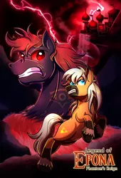 Size: 2074x3044 | Tagged: safe, artist:littletigressda, derpibooru import, ponified, pony, fanfic, epona, fanfic art, fanfic cover, image, png, the legend of zelda