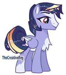 Size: 731x832 | Tagged: safe, artist:oniiponii, derpibooru import, oc, unofficial characters only, pegasus, pony, base used, chest fluff, colored wings, image, male, pegasus oc, png, simple background, smiling, solo, stallion, transparent background, two toned wings, wings