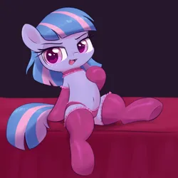 Size: 2000x2000 | Tagged: suggestive, ponerpics import, ponybooru import, wind sprint, pony, bikini, clothes, female, filly, foal, foalcon, gloves, image, looking at you, mare, png, socks, swimsuit, underage