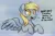Size: 2204x1442 | Tagged: safe, artist:gameplayart, artist:higgly-chan, color edit, derpibooru import, edit, editor:gameplayart, derpy hooves, pegasus, pony, colored, colored pupils, cute, derpabetes, dialogue, eye clipping through hair, eyebrows, eyebrows visible through hair, female, image, jpeg, mare, open mouth, open smile, smiling, solo