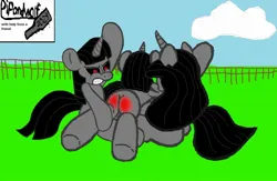 Size: 2224x1451 | Tagged: suggestive, artist:pipandwolf, derpibooru import, oc, unofficial characters only, pony, unicorn, butt, image, jpeg, over the knee, spank mark, spanking