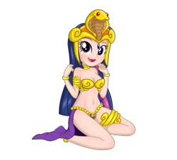 Size: 3508x3189 | Tagged: suggestive, artist:rainshadow, derpibooru import, twilight sparkle, genie, human, equestria girls, belly dancer, belly dancer outfit, breasts, female, harem outfit, image, png, shantae, shantae and the pirates curse, snake princess outfit
