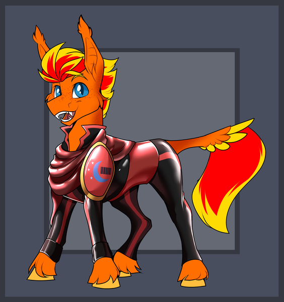 Size: 1835x1951 | Tagged: safe, artist:parrpitched, derpibooru import, oc, oc:fireheart(fire), bat pony, concave belly, fireheart76's latex suit design, image, latex, latex suit, png, prisoners of the moon, reference sheet, rubber, rubber suit, solo