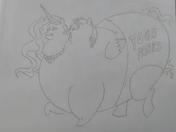 Size: 1032x774 | Tagged: safe, derpibooru import, princess celestia, whoa nelly, alicorn, unicorn, bbw, belly, big belly, butt, chubbylestia, clothes, conjoined, fat, fat ass, fusion, huge belly, huge butt, image, impossibly large belly, impossibly large butt, jpeg, large belly, large butt, multiple heads, obese, pants, socks, the ass was fat, thigh highs, thighs, thunder thighs, two heads, two heads are better than one, we have become one, wide hips, yoga pants
