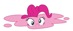 Size: 1200x509 | Tagged: safe, artist:prixy05, derpibooru import, pinkie pie, earth pony, pony, g4, image, melted, png, puddle, simple background, solo, transparent background, vector