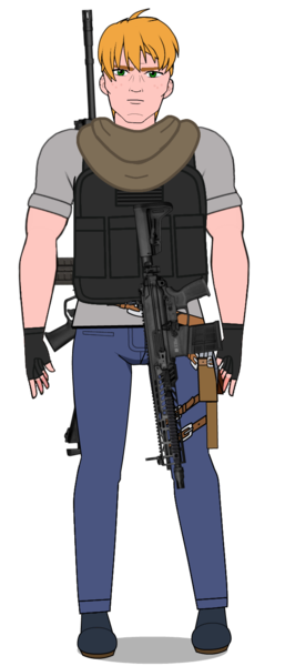 Size: 600x1400 | Tagged: safe, anonymous artist, artist:edy_january, derpibooru import, edit, vector edit, big macintosh, human, equestria girls, equestria girls series, armor, assault rifle, boots, call of duty, call of duty: warzone, clothes, denim, equipment, gray shirt, gun, humanized, image, jeans, kisekae, military, msg90, pants, png, rifle, shirt, shoes, sig sauner xm7, simple background, sniper, sniper rifle, soldier, solo, tactical, tactical vest, transparent background, vector, vest, weapon, xm7