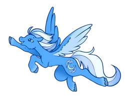 Size: 4000x3216 | Tagged: safe, artist:wtfponytime, derpibooru import, night glider, pegasus, pony, g2, female, flying, g4, g4 to g2, generation leap, image, mare, png, solo, unshorn fetlocks