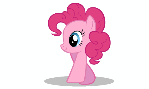 Size: 500x300 | Tagged: safe, derpibooru import, edit, pinkie pie, crab pony, pony, animated, dumb running ponies, female, funny, gif, image, meme, not salmon, running, silly, silly pony, simple background, solo, two legged creature, wat, what has science done, white background