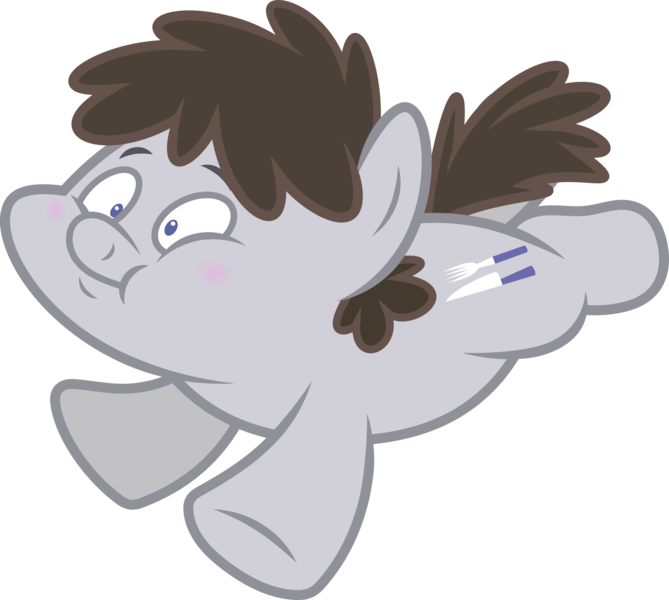 Size: 6284x5640 | Tagged: safe, artist:starryshineviolet, derpibooru import, truffle shuffle, earth pony, pony, slice of life (episode), absurd resolution, colt, confused, flying, foal, image, male, png, simple background, transparent background, vector