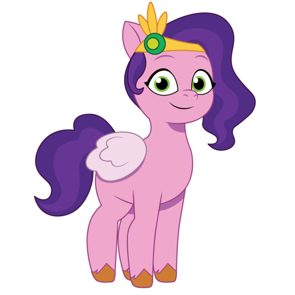 Size: 1200x1200 | Tagged: safe, artist:prixy05, derpibooru import, pipp petals, pegasus, pony, g5, my little pony: tell your tale, diadem, female, headband, image, jewelry, looking at you, mare, png, regalia, simple background, smiling, smiling at you, solo, transparent background, unshorn fetlocks, vector