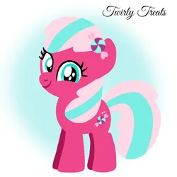 Size: 1400x1400 | Tagged: safe, artist:mlplary6, derpibooru import, twirly treats, earth pony, pony, female, filly, foal, image, looking at you, png, smiling, smiling at you