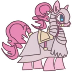 Size: 647x651 | Tagged: safe, artist:goatpirate, ponerpics import, pinkie pie, earth pony, pony, armor, female, image, mare, png, simple background, transparent background