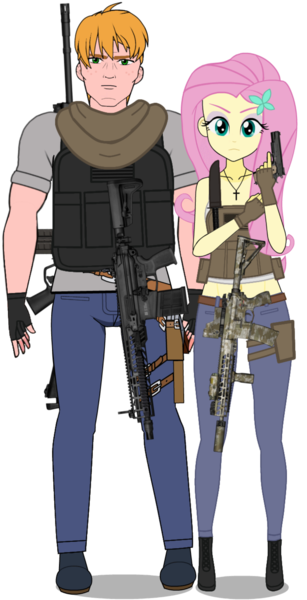 Size: 1028x2006 | Tagged: safe, artist:edy_january, derpibooru import, big macintosh, fluttershy, human, equestria girls, armor, assault rifle, belt, body armor, boots, butterfly hairpin, call of duty, call of duty: warzone, clothes, combat knife, denim, duo, female, fluttermac, gears, gloves, gun, handgun, hk416, humanized, image, jeans, kisekae, knife, m1911, male, military, msg90, msg90a1, pants, partners, pistol, png, rifle, shipping, shirt, shoes, sig sauer xm7, simple background, sniper, sniper rifle, soldier, solo, special forces, straight, tactical, tactical vest, tanktop, task forces 141, transparent background, united states, vector, vest, weapon, xm7