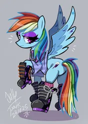 Size: 1240x1754 | Tagged: safe, artist:jully-park, derpibooru import, rainbow dash, pegasus, pony, gameloft, goth, image, jpeg