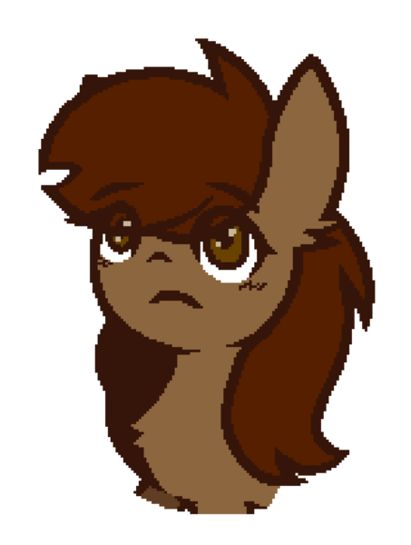 Size: 1120x1484 | Tagged: safe, artist:darksoma, derpibooru import, oc, oc:lucy, unofficial characters only, earth pony, blushing, chest fluff, curious, ear fluff, image, looking up, png, simple background, solo, transfem, transparent background