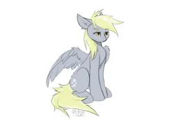 Size: 2419x1680 | Tagged: safe, artist:gooseshit, derpibooru import, derpy hooves, pegasus, pony, cute, image, png, wings