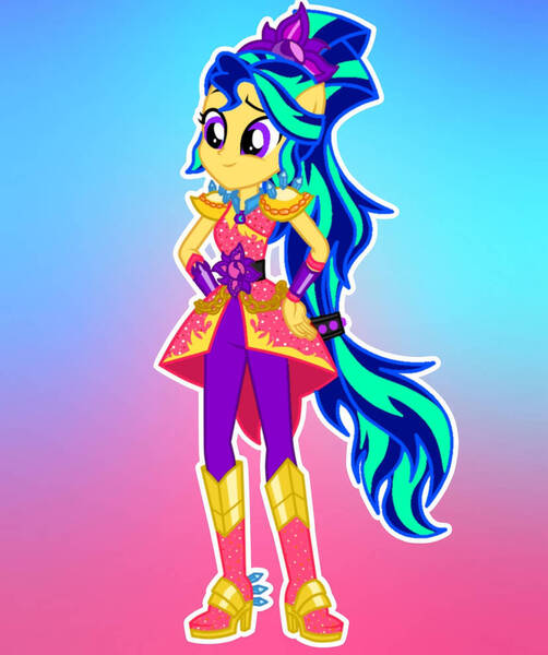 Size: 828x989 | Tagged: safe, artist:marshamagma310, derpibooru import, sunset shimmer, equestria girls, boots, clothes, crystal guardian, high heel boots, image, jpeg, ponied up, shoes, simple background, solo
